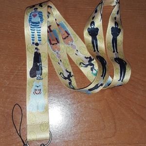 One Punch Man Manga Yellow Lanyard and Clip